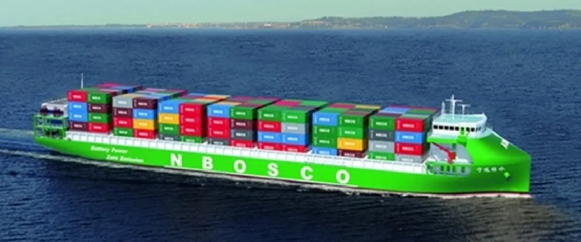 Keren, Tiongkok Buat Kapal Kontainer Listrik Terbesar di Dunia